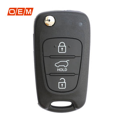 3 Buttons Genuine Flip Remote Key 2012 433MHz without Transponder 95430-2P510 for KIA Soranto