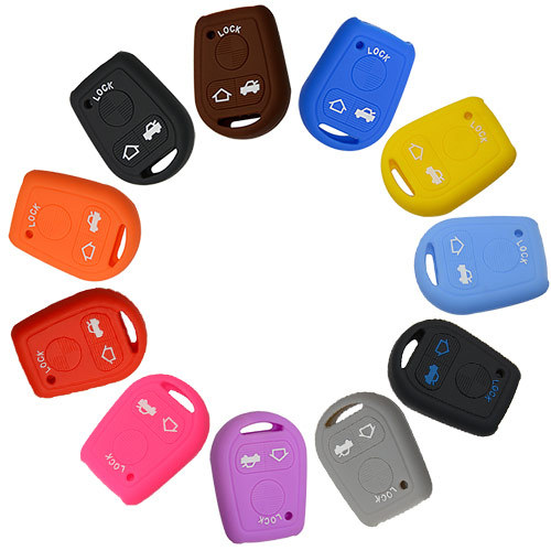 Silicone Cover for Old BMW X5 Car Keys - 10 Pieces