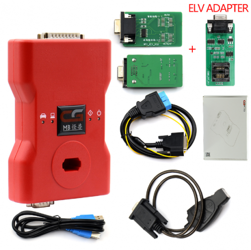CGDI Prog MB for Benz Car Key Add Fastest for Benz Key Programmer Support All Key Lost with ELV adapter