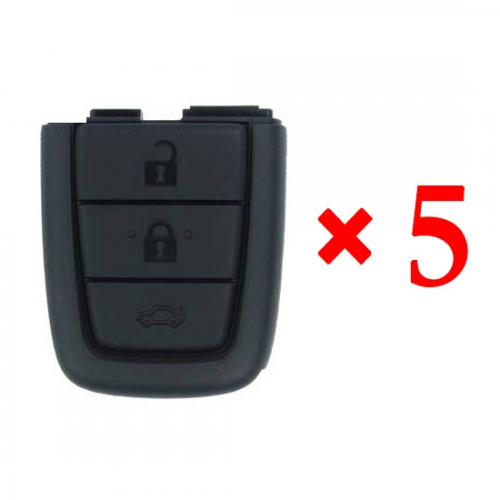 3 Button Genuine Remote Rubber 92245049 for Chevrolet Caprice Lumina (5pcs)