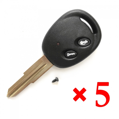 2 Button Remote Key Shell for Chevrolet Epica (5pcs)