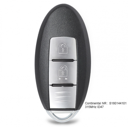 Original Smart Remote Key Fob 2 Button FSK 315MHz for Nissan Aatima X-trail S180144101  With Logo