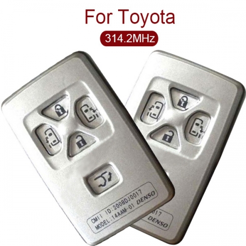 for Toyota Alphaprevia Zoncode USA (2013)5 Button 314.2 MHz 271451-0780