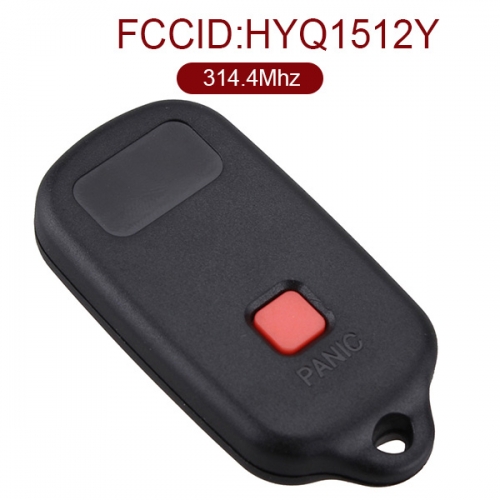 for Toyota 3+1 Buttons Remote Control (USA) 314.4 MHz FCC ID HYQ1512Y