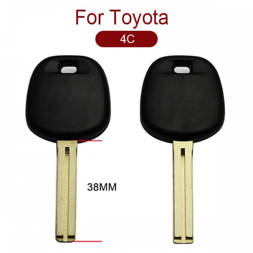 for Toyota Transponder Key (Laser Blade) 4C Chip Inside
