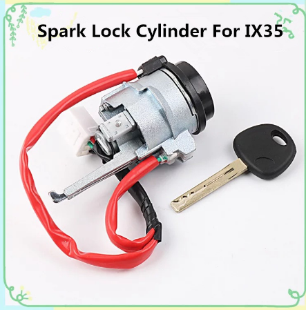 Ignition Lock Cylinder For Hyundai IX35,Spark Lock Cylinder With One Key For Fire Locks