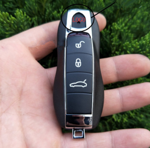 3 Buttons Smart Keyless Entry Remote Key Case Shell for Porsche Panamera macan cayenne Replacement smart key shell