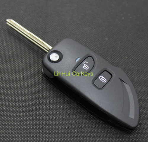 for JAC REIN Remote Key 2+1 Back Buttons Uncut Blade Modified Remote Blank Key Shell 1 PC