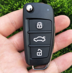 3 Button Flip Folding Remote Key Case Shell For Chery E3 E5 Arrizo 5 Keyless Entry Fob Car Key Case With Logo