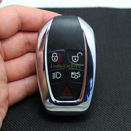 Key Case for JAGUAR XJ XJL Remote Key 5 Buttons Original Replace Remote Blank Key Shell Cover 1 PC 95% New With Logo