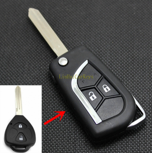 Key Case for JAC J3 J6 Tojoy RS A13 B15 Remote Key 2 Buttons Uncut Blade Modified Remote Blank Key Shell Cover 1 PC