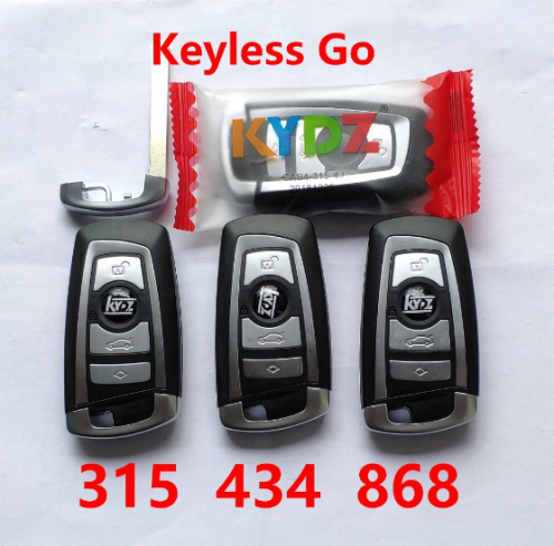 For BMW CAS4 F Series -315 434 868 Mhz 4 Buttons Smart Remote Key with Proximity Top Quality