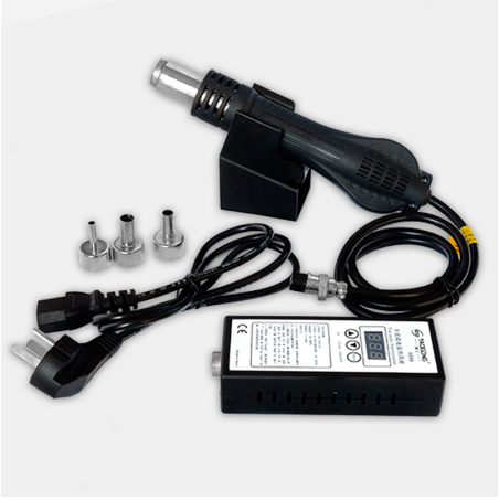 8858 110V 220V Portable Hot Air Gun BGA Rework Solder Station Hot Air Blower Heat Gun Intelligent detection and cool air