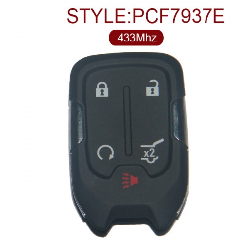 AK019019 for GMC Smart Remote Key 4+1 Button 433MHz PCF7937E FCCID HYQ1EA 13508275