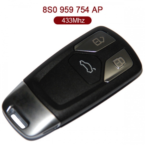 Original 3 Buttons 434 MHz Smart Proximity Key for Audi TT - 8S0 959 754AP
