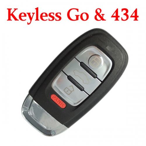 Genuine 3+1 Buttons 434 MHz Smart Proximity Key for Audi A6L A4L Q5 S5 S6 S7 S8 RS5 A7 A8L