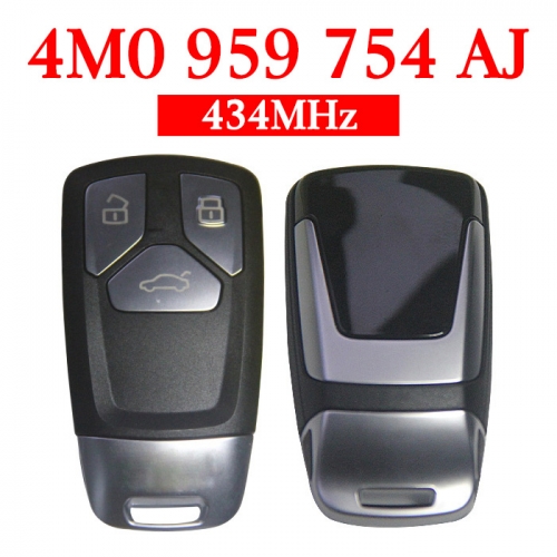 Genuine 3 Buttons 434 MHz Smart Proximity Key for Audi Q7 - 4M0 959 754AJ