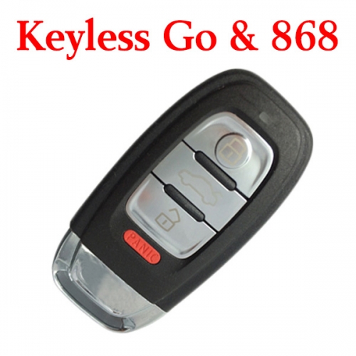 Original 3+1 Buttons 868 MHz Smart Proximity Key for Audi A6L A4L Q5 S5 S6 S7 S8 RS5 A7 A8L