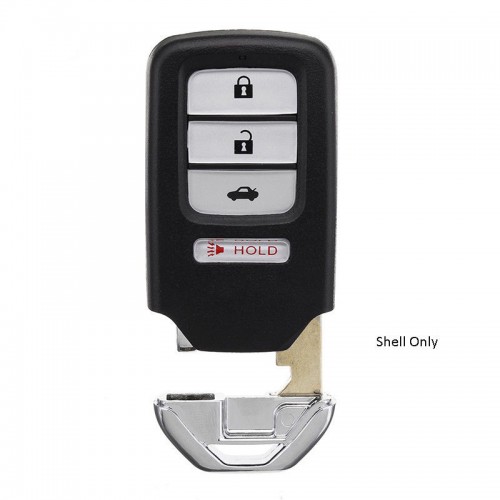 Replacement Smart Remote Key Shell Case Fob 4 Button for Honda Civic Accord 2013-2016