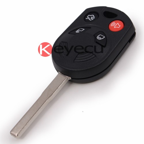 Remote Key Shell Case Fob 3+1 Button for Ford Escape C-Max Focus