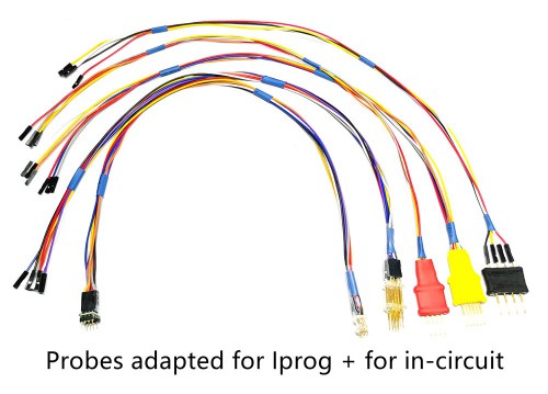 Probes Adapters for in-circuit ECU Work with Iprog+ Programmer and Xprog