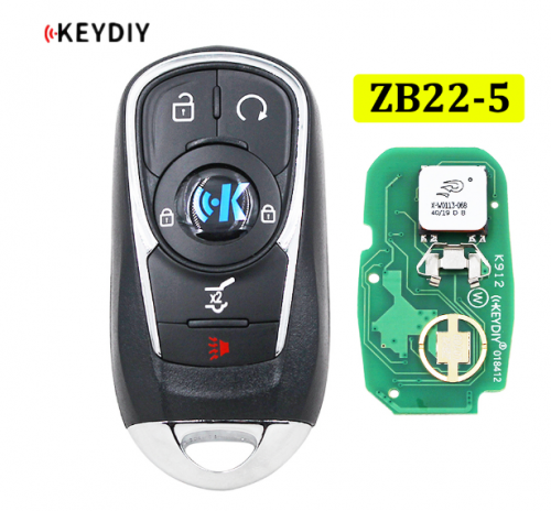 Universal ZB22-5 KD Smart Key Remote for KD-X2 KD Car Key Remote Replacement Fit More than 2000 Models