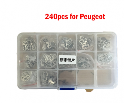 240 PCS LOCK Plate Used for Peugeot Car Lock Reed Car Lock Repair Accessories Kits No.1-12 20PCS/Each Auto Key Part