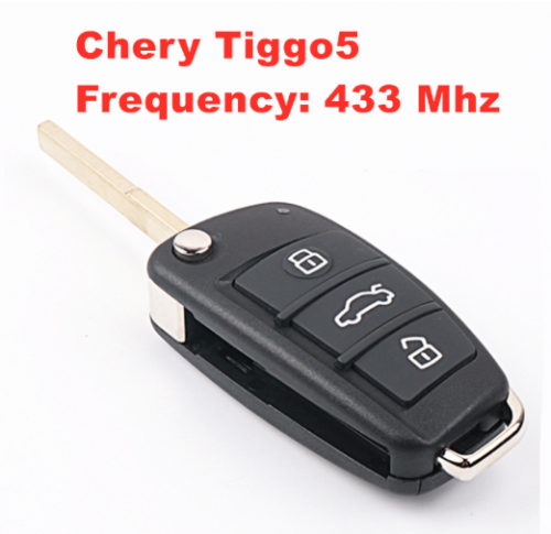 For Chery Tiggo 5 remote key without transponder chip 433Mhz