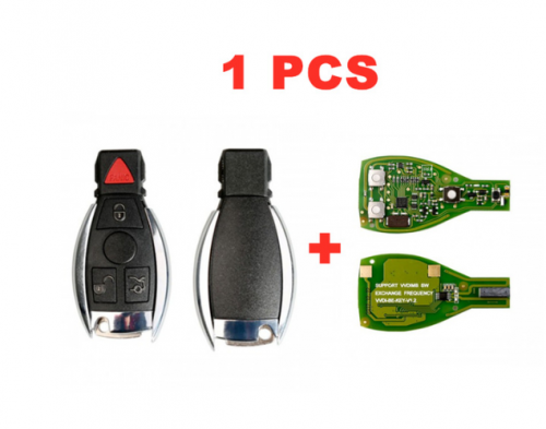 Smart Key Shell 4 Button with the Plastic for Mercedes Benz Assembling with VVDI BE Key Perfectly