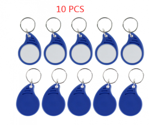 New Arrival RFID IC keyfobs 13.56 MHz keychains NFC key tags ISO14443A MF Classic 1k token tag for smart access control system