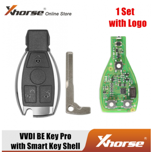 Smart Key Shell 3 Button for Mercedes Benz Assembling with VVDI BE Key Perfectly