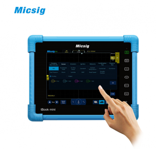 Micsig ATO1104 Automotive Tablet Oscilloscope Touchscreen 100MHz 4CH 1GSa 28Mpt