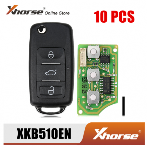Xhorse XKB510EN Universal Remote Key B5 Type 3 Buttons English Version 10pcs/lot
