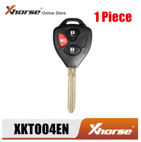 Xhorse XKTO04EN Wire Universal Remote Key For Toyota Style 3 Buttons for VVDI VVDI2 Key Tool 1Piece