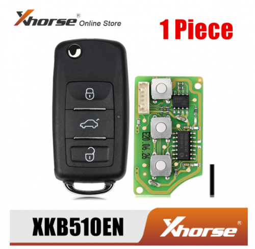 Xhorse XKB510EN Universal Remote Key B5 Type 3 Buttons English Version