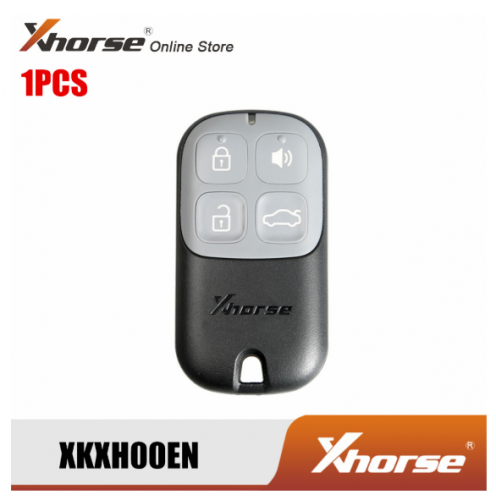 XHORSE XKXH00EN Wired Universal Remote Key Shell 4 Buttons for VVDI Key Tool English Version 1 Piece