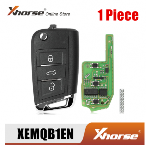 Xhorse XEMQB1EN Super Remote Key for VW MQB 3 Buttons with Built-in Super Chip English Version
