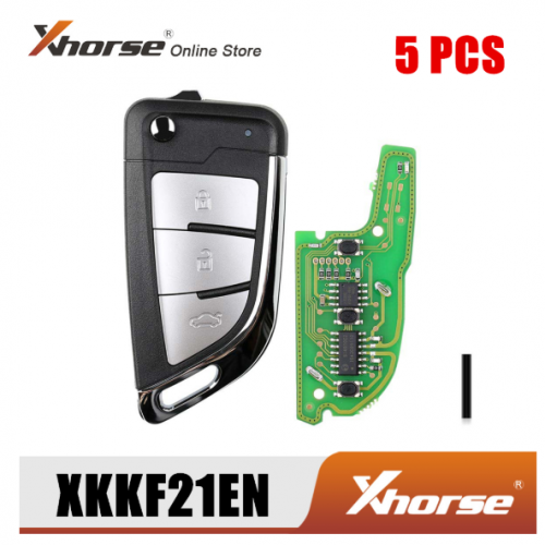 XHORSE XKKF21EN VVDI KNIFE 2 Style (Flip-3BTN) 5pcs/Lot