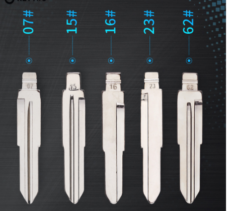 Replacement Flip Key #07 #15 #16 #23 #62 Key Blade For Mitsubishi Lancer Galant Outlander Pajero Car Remote Key Blank