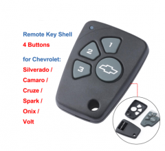 Remote Key Shell Case Fob for Chevrolet Cruze Spark Onix Silverado Volt Camaro
