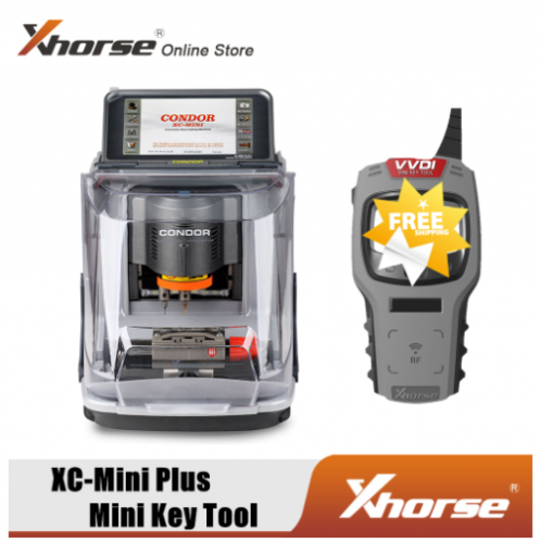 Xhorse Condor XC-Mini Plus CONDOR XC-MINI II Automatic Key Cutting Machine with VVDI Mini Key Tool Remote Key Programmer Global