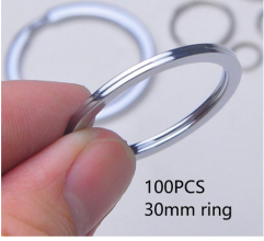 #100PCS Flat 30mm Ring