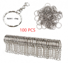 #100 PCS keychain style1