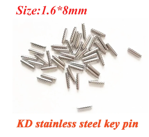 KD VVDO Flip key blade split pin stainless Steel with wave teeth