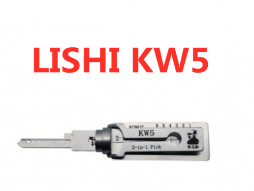 Original Lishi KW5 (6 Pins)  2-in-1 Pick/Decoder