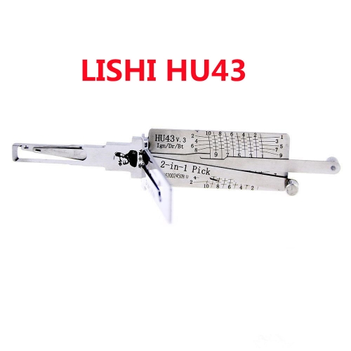 Lishi HU43 2 in 1 lock pick and decoder for old opel