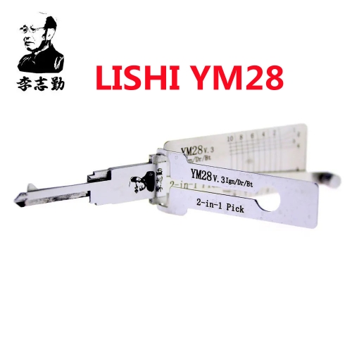 Lishi Buick YM28 2 in 1 lock pick and decoder