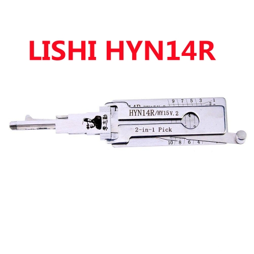 Lishi HYN14R 2 in 1 lock pick and decoder for hyundai Kia new car