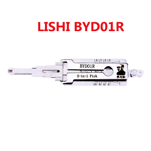 Original Lishi BYD01R Lishi 2-in-1 Car Pick and Decoder Tool