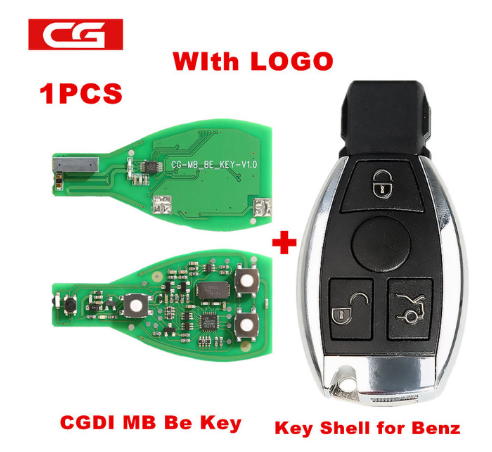 Original CGDI MB CG BE Key for All Benz FBS3 315MHZ/433M Working with CGDI MB Programmer and Get 1 Free Token for CGDI MB